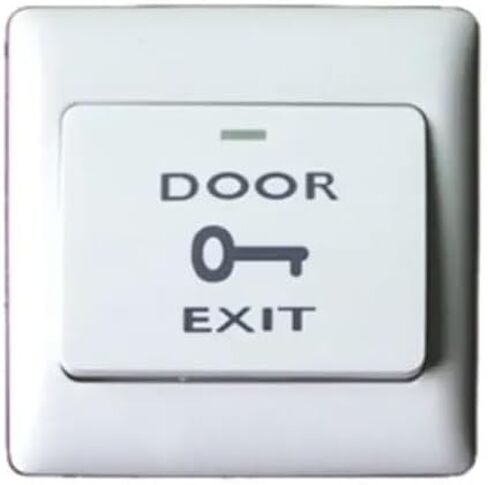 AHW-DRPBPLLNO-I1G Plastic Door Release Button with LED Indicator, Normally Open/COM Contacts, Recessed Mount for International Square Gang Box, Max 3A@36VDC in Kuwait