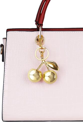 OVRUNS Cherry Bag Charm Cute Cherry Accessories Sparkling Purse Charms for Women in Kuwait