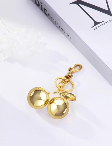 OVRUNS Cherry Bag Charm Cute Cherry Accessories Sparkling Purse Charms for Women in Kuwait