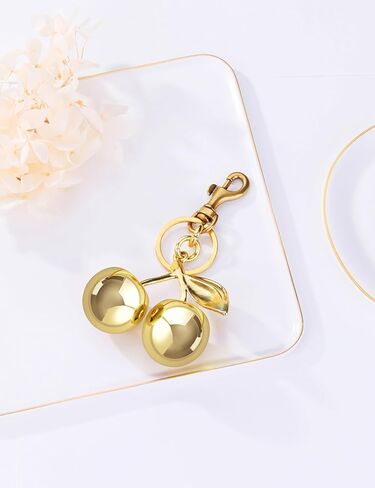 OVRUNS Cherry Bag Charm Cute Cherry Accessories Sparkling Purse Charms for Women in Kuwait