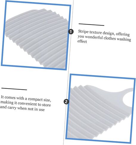 Portable Dual-Sided Mini Washboard Set 6pcs Stripe Texture Laundry Scrubbing Board for Travel Convenient Washing and Quick Drying Clothes in Saudi Arabia