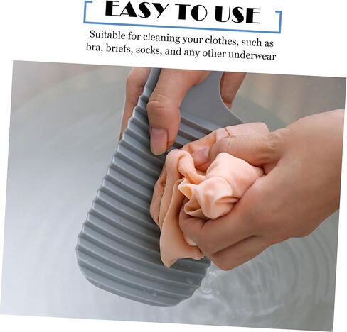 Portable Dual-Sided Mini Washboard Set 6pcs Stripe Texture Laundry Scrubbing Board for Travel Convenient Washing and Quick Drying Clothes in Saudi Arabia