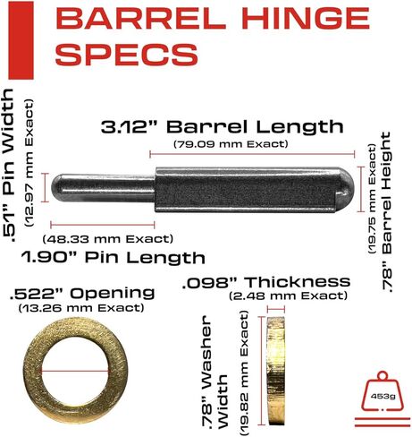 7" Inch Weldable Bullet Hinge – Heavy Duty Barrel Hinges – Weld On Gate Hinges – Weldable Door Hinges – Weld BBQ Smoker Hinge – 7.39" Inch x .98" Inch – Heavy Duty Steel Teardrop Body Pin Grease Zerk in Saudi Arabia