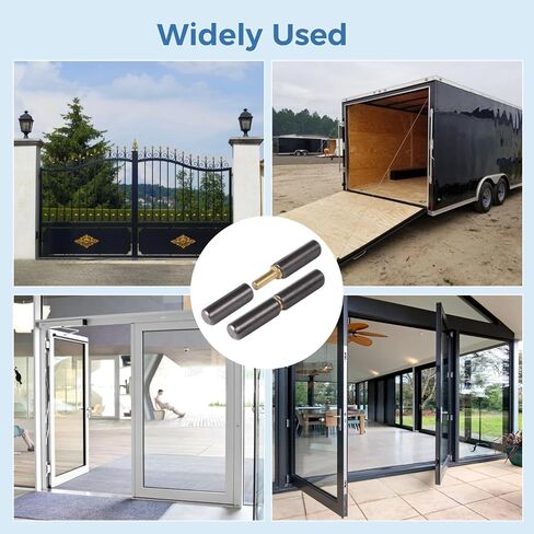 20 PCS Weld On Door Hinges, 3-1/8 x 1/2 in Weldable Barrel Hinges, Heavy Duty Metal Door Hinges, Detachable Gate Door Hinge for Swing Doors, Windows, Trailer Ramps, Trailer Gates in Saudi Arabia
