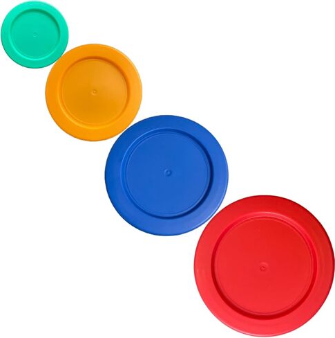 1 و 2 و 4 و 7 كوب أغطية/أغلفة لبيريكس ، مرساة Hocking & Klareware Storage Bowls *Lids فقط - حاوية زجاجية غير متضمنة *(4 حزمة *واحدة من كل حجم *، أزرق) in Kuwait