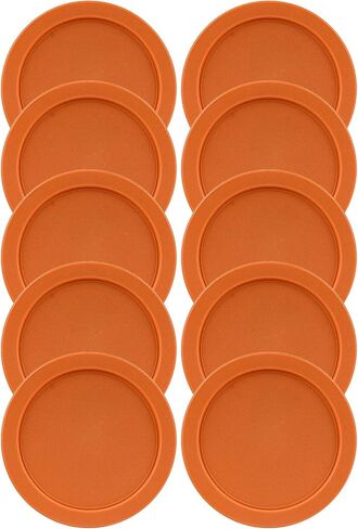 Replacement Lids for Pyrex 6 & 7-Cup Glass Food Storage Container Bowls, 7.5-Inch Plastic Round Lids Covers fits Pyrex 7402-PC, Airtight & Leakproof (2-Pack, Purple) in Saudi Arabia