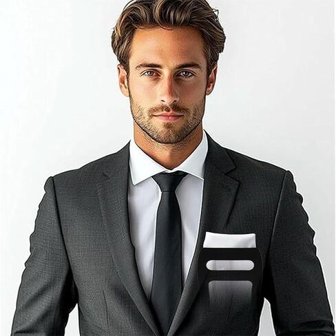 Handkerchiefs for Men, 11.4 inch Satin Mens Pocket Square Solid Color Hanky for Wedding Party Business Church in Saudi Arabia