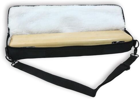 Flute Case Cover Bag with Adjustable Strap flute Storage Box with Velvet Inside Solid wood Durable Lightweight (17 hole,red) in Kuwait