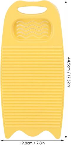 لوحة الغسيل من البلاستيك W Board With Holder for فعال الأسرة E (أصفر) in Saudi Arabia