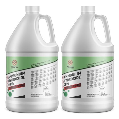 Ammonium Hydroxide 29% Technical Grade - 2 Gallons - Versatile pH Adjusting Agent in Kuwait