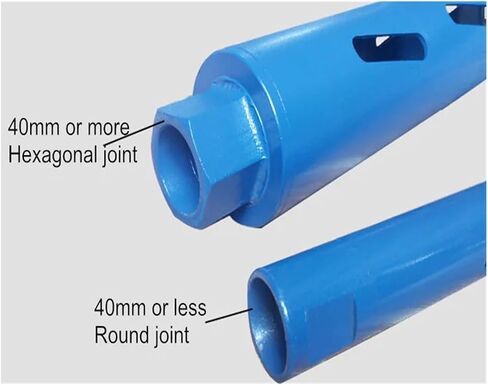 مثقبة مثقبة جاف من Diamond Diamond Bit Concrete Core M22 واجهة جافة ورطبة ملموسة ملموسة بتركس جدار تثبيت الهواء (51 مم ، 370 مم) in Saudi Arabia