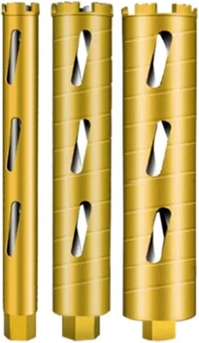 Diamond Dry Drill Bit Concrete Perforator Core Interface Thread M22 32-83mm Dry Diamonding Core Drilling Bits Wall Hole Opener for Air Installation Perforator Concrete Drilling Tools(32mm) in Saudi Arabia
