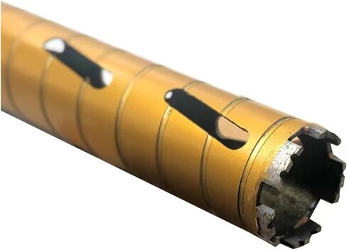 Diamond Dry Drill Bit Concrete Perforator Core Interface Thread M22 32-83mm Dry Diamonding Core Drilling Bits Wall Hole Opener for Air Installation Perforator Concrete Drilling Tools(32mm) in Saudi Arabia
