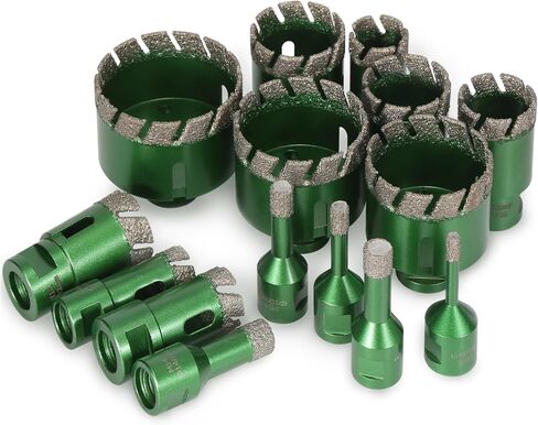 مثقاب الجاف الجاف. مثقب خرسانة CORE 6-130MM M14 THREAL VARCUM BLASHED MARBLE MASONRY HOWEN SWAND DAIMONDING DRILLING BET BIT LOTER BIT TILE MARBLE (100 مم) in Saudi Arabia