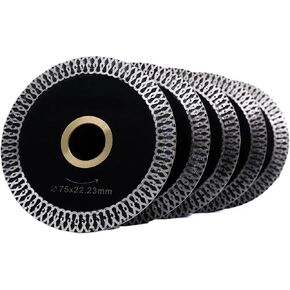 3" 5pcs Hot Sintered Continuous Saw Blade Turbo Rim Segment Diamond Cutting Disc Porcelain Ceramics Tiles Circular Disc in Kuwait