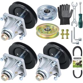 3 Pack Pre-Greased 918-0660 Spindle Assembly Replaces Cub Cadet 918-0660, 618-0660, 918-0625B, 618-0625, 918-04137, 918-04137A for Cub Cadet i1046, LT1045, LT1046, White Outdoor LT2200 Mowers in Kuwait