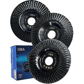 OBA 3pcs زاوية طاحونة الخشب طحن أقراص تشكيل مع شرب 5/8 بوصة ، أدوات الطحن لآلة الطحن in Kuwait