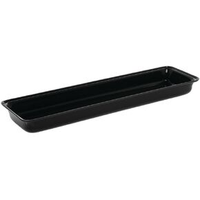 HUBERT Food Pan Made Black Acrylic- 24" L x 6" W x 2" D in Saudi Arabia