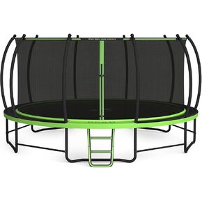 Bcan 8ft 10ft 12ft 14ft 15ft 15ft 16ft trampoline الترفيه مع العلبة للأطفال البالغين ، ASTM المعتمدة ، الترامبولين في الهواء الطلق مع سلم للأطفال in Kuwait