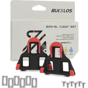 BUCKLOS SPD SL Cleats for Road Bike Cycling Shoes Compatible with Shimano SPD-SL Pedals-BH10/BH11/BH12 Float Cleats for Indoor Peloton & Outdoor Bicycle Training in Saudi Arabia
