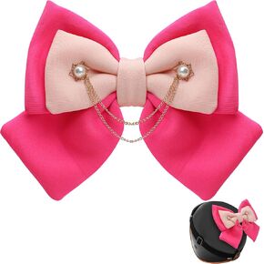 إكسسوارات خوذة للنساء ، القوس خوذة الدراجات النارية ، زخرفة ملحقات لطيفة لخوذات التزلج على سكوتر التزلج ، أزياء أزياء الفقرة Cascos Motos على الجليد على الجليد أنشطة التزلج على الجليد الوردي in Kuwait