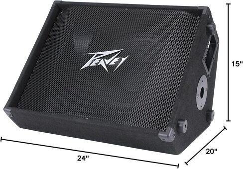 Peavey PV 12M 2-Way Floor Monitor 12-Inch 500 Watts w/Steel Handle (570650) -Pair in Saudi Arabia