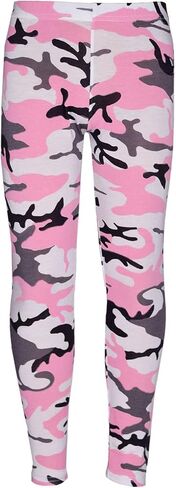 Girls OMG Print 3/4 Sleeves Trendy T Shirt - OMG Set Camo Gray 7-8 in Kuwait
