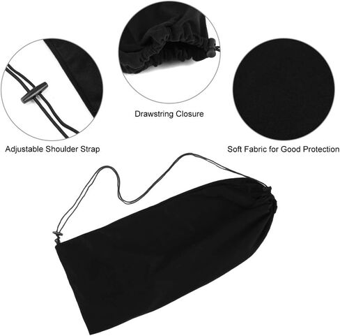 HUIOP Tennis Racket Cover, Soft Fleece Storage Bag Case for 1-2 Tennis Racquets in Saudi Arabia