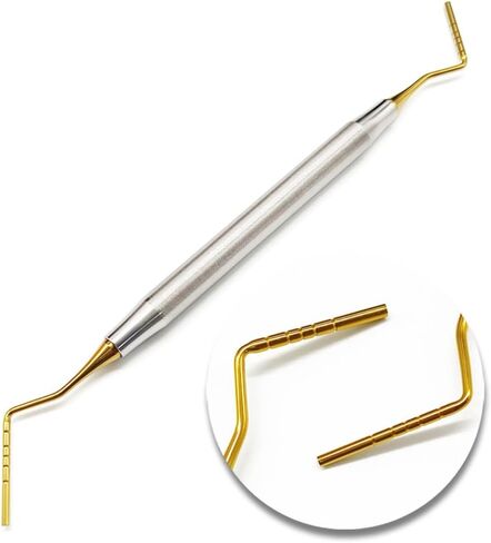 Titanium Coated Dental Bone Graft Restorative Kit Bone Powder Filling Instrument Dental Spatula Filler Tool (1 Piece E) in Kuwait