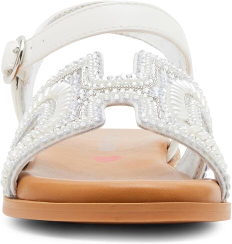 Steve Madden Girls Shoes Girls Haydlyn Flat Sandal, Gold, 5 Big Kid in Saudi Arabia