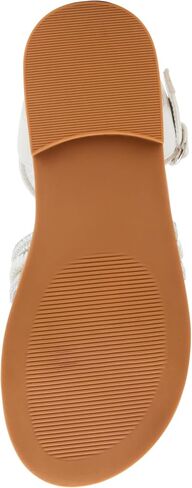 Steve Madden Girls Shoes Girls Haydlyn Flat Sandal, Gold, 5 Big Kid in Saudi Arabia