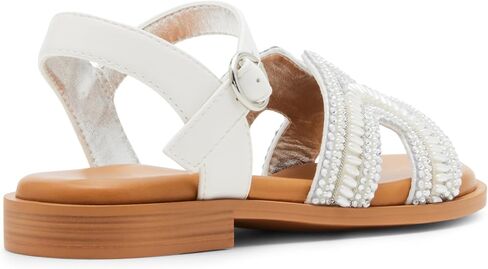 Steve Madden Girls Shoes Girls Haydlyn Flat Sandal, Gold, 5 Big Kid in Saudi Arabia