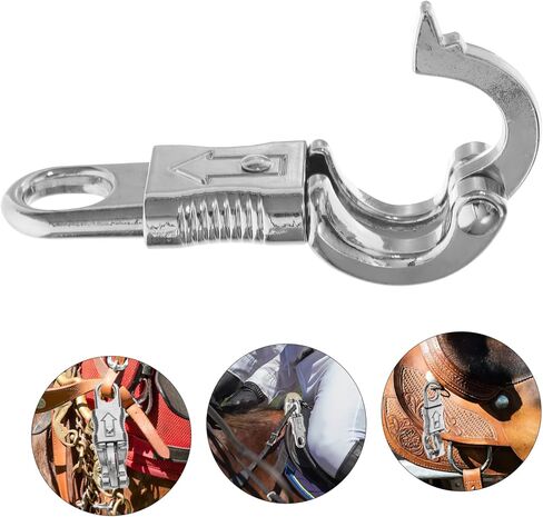 Pretyzoom Zinc Alloy Quick Release Lock Lock for Fearserian استخدام خطاف Metal Snap لإكسسوارات ركوب الخيل 102 مم للرياضة في الهواء الطلق in Saudi Arabia