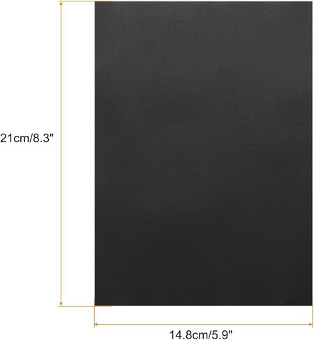 ورقة رقبية ملونة Meccanixity ، 40 ورقة برتقالية الشفافية الصفراء 8.3 "× 5.9" ورقة قابلة للطباعة ، أوراق الرقص الشفافة لطباعة دعوات الزفاف الحبر طابعة ليزر in Kuwait