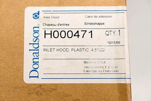 Donaldson H000471 INLET HOOD, PLASTIC in Saudi Arabia