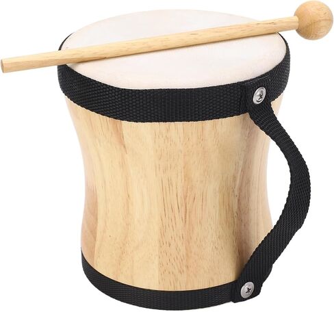 Hand Drum Kit Sheepskin Top Bongo Percussion Drum for Performances Parties Music Festivals (Black) in Saudi Arabia