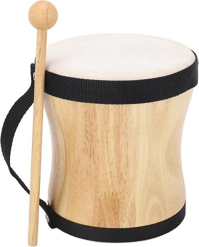 Hand Drum Kit Sheepskin Top Bongo Percussion Drum for Performances Parties Music Festivals (Black) in Saudi Arabia