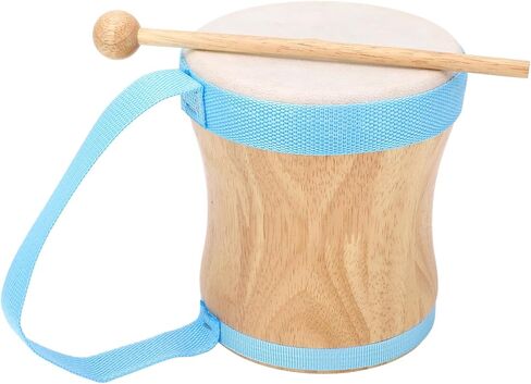 Hand Drum Kit Sheepskin Top Bongo Percussion Drum for Performances Parties Music Festivals (Black) in Saudi Arabia