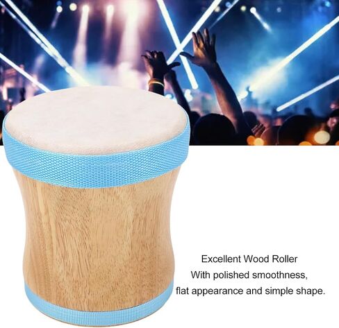Hand Drum Kit Sheepskin Top Bongo Percussion Drum for Performances Parties Music Festivals (Black) in Saudi Arabia