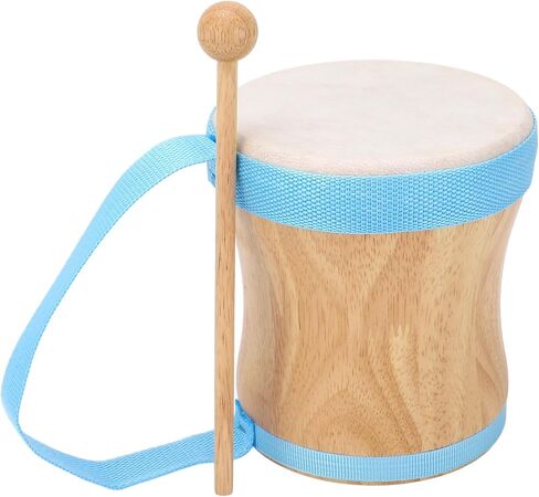 Hand Drum Kit Sheepskin Top Bongo Percussion Drum for Performances Parties Music Festivals (Black) in Saudi Arabia