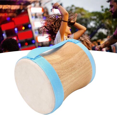 Hand Drum Kit Sheepskin Top Bongo Percussion Drum for Performances Parties Music Festivals (Black) in Saudi Arabia
