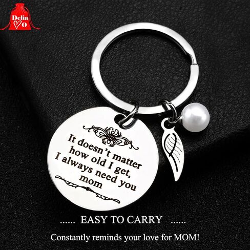 Meaningful Mom Gifts from Daughter, Cute Keychain Gifts Ideal for Mom Birthday Mother's Day Christmas Valentine's Day in Kuwait