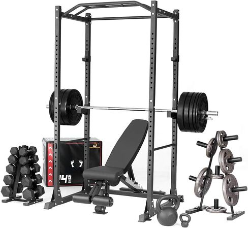 PAPABABE HEX Dumbbell Set 2.5-125lb, Rubber Encased Home Gym Dumbbells, Exercise & Fitness Weights Dumbbells for Women & Men, Hand Weight for Strength Training in Saudi Arabia