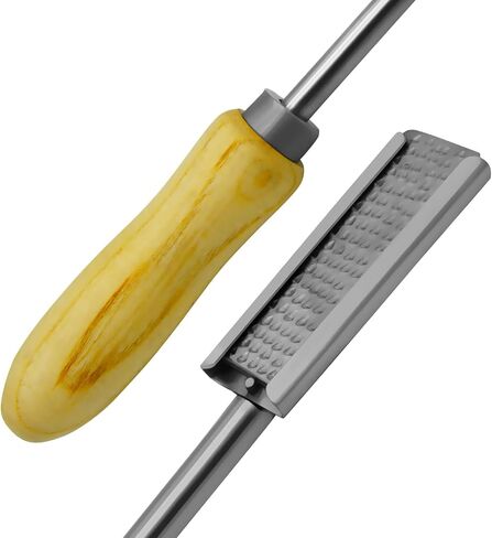 Veterinary Dental Float Tool, Adjustable Wood Handle, Stainless Steel, Ras Design (Straight, Wood/Stainless Steel, Adjusable) in Saudi Arabia