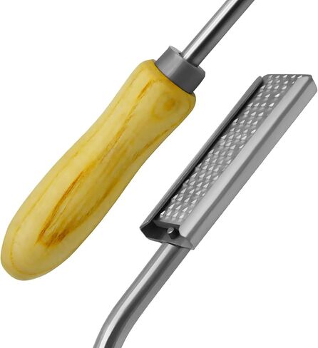 Veterinary Dental Float Tool, Adjustable Wood Handle, Stainless Steel, Ras Design (Straight, Wood/Stainless Steel, Adjusable) in Saudi Arabia