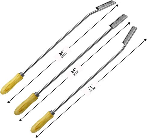 Veterinary Dental Float Tool, Adjustable Wood Handle, Stainless Steel, Ras Design (Straight, Wood/Stainless Steel, Adjusable) in Saudi Arabia