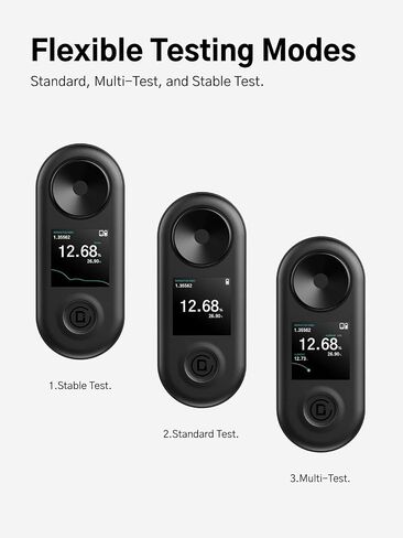 R2 Extract Coffee TDS Refractometer, 0-30% Range, ±0.02% Precision, Portable, Waterproof, Rechargeable, Ideal for Pour Over, Espresso, and Coffee Enthusiasts in Saudi Arabia