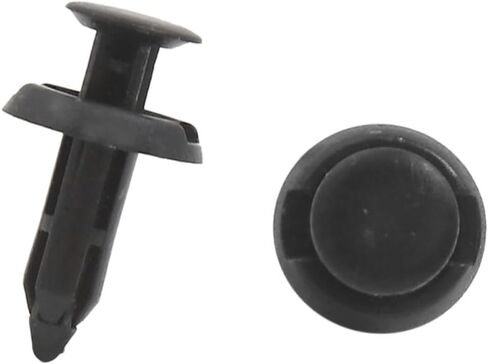Piece of 100 6mm Hole Dia Plastic Push in Clips Rivet Retainer Fastener Pin Auto for Toyota,for Nissan,for Jeep,for INFINITI,for GMC,for Ford,for Chevy 14mm/0.55" Stem Length in Saudi Arabia