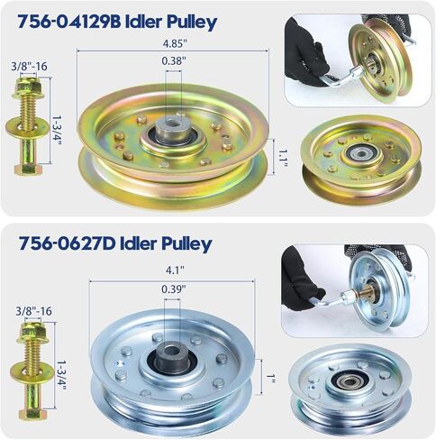 3 Pack Pre-Greased 918-0660 Spindle Assembly Replaces Cub Cadet 918-0660, 618-0660, 918-0625B, 618-0625, 918-04137, 918-04137A for Cub Cadet i1046, LT1045, LT1046, White Outdoor LT2200 Mowers in Kuwait
