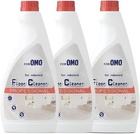 Kaftko Cleaner Cloyer Cleaning محلول للتنظيف العميق للأرضيات الصلبة المتعددة. متوافق مع Roborock S7 MAXV / S7 MAXV PLUS / S7 MAXV PLUS ULTRA / S7 PRO ULTRA (3PCS) in Kuwait